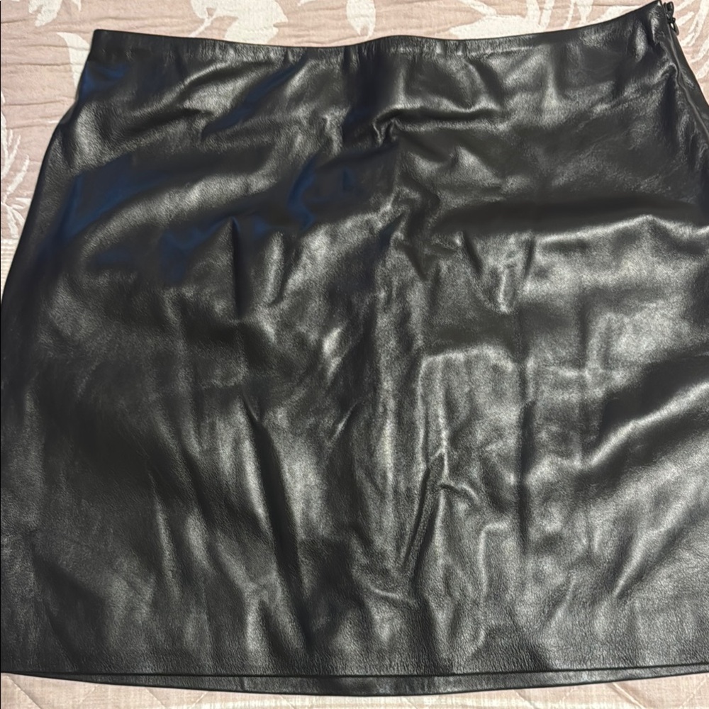 Black Leather Skirt